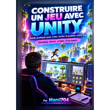 Couverture du livre « Construire un jeu avec Unity » de MANIL704