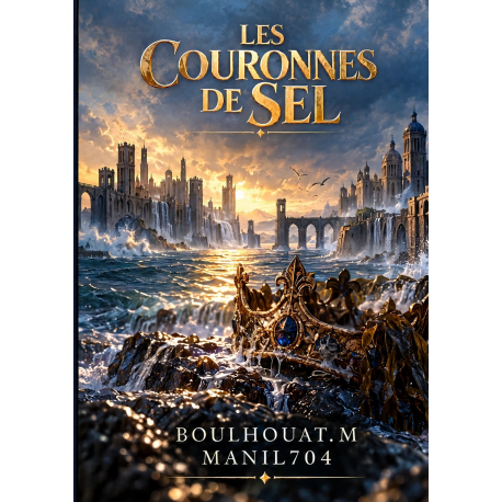 Couverture du livre « Les Couronnes de sel » de MANIL704 & BOULHOUJAT.M
