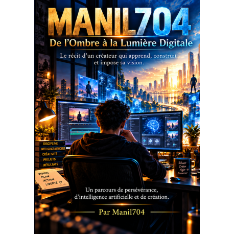 Couverture du livre « DE L’OMBRE À LA LUMIÈRE DIGITALE » de MANIL704