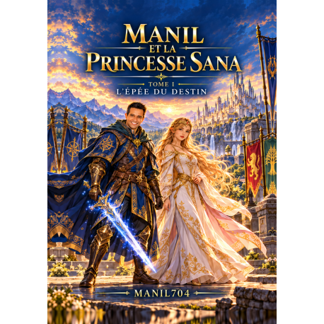 Couverture du livre « Princesse Sana — L’Épée du destin » de MANIL704