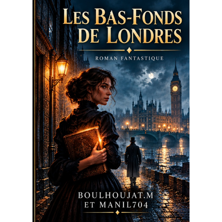 Couverture du livre « LES BAS-FONDS DE LONDRES » de BOULHOUJAT.M — MANIL704