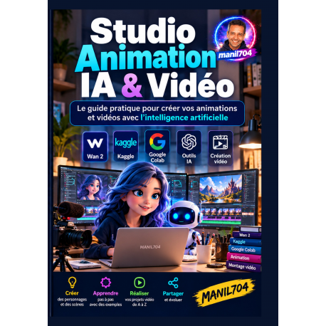 Couverture du livre « Studio Animation IA & Vidéo » de MANIL704