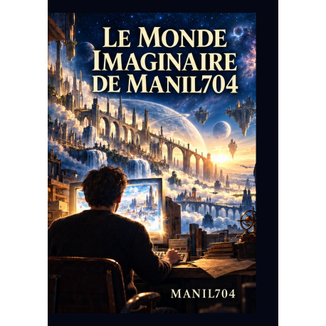 Couverture du livre « Le Monde imaginaire de MANIL704 » de MANIL704