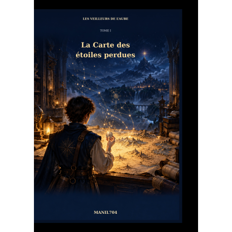 Couverture du livre « La Carte des étoiles perdues » de MANIL704