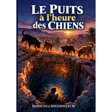 Couverture du livre « LE PUITS À L’HEURE DES CHIENS » de MANIL704 & BOULHOUJAT.M